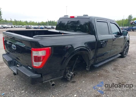 2022 Ford F-150 Lariat из США, поврежденный, VIN 1FTEW1EP5NFB41358